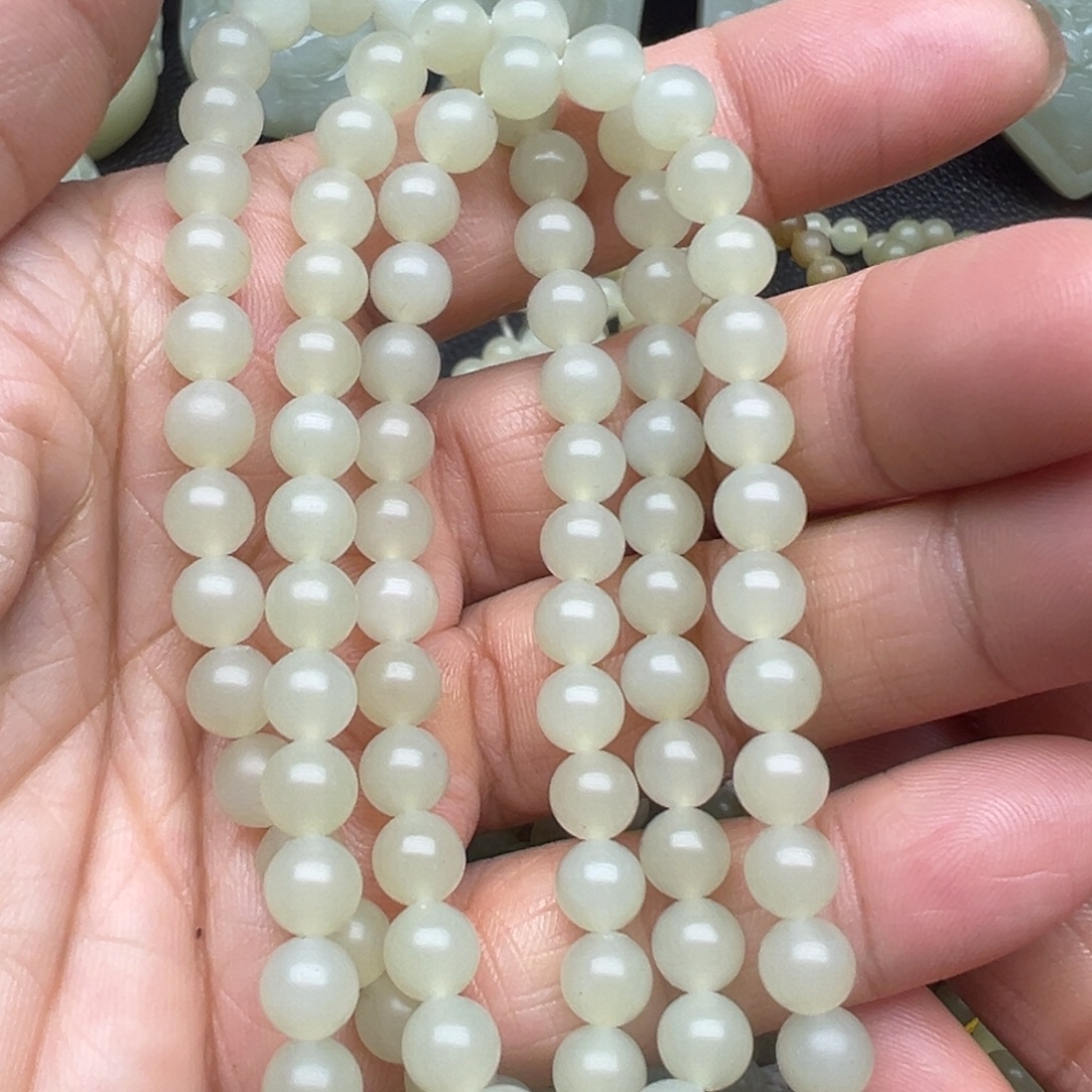 和田玉（糖玉）未镶嵌项链