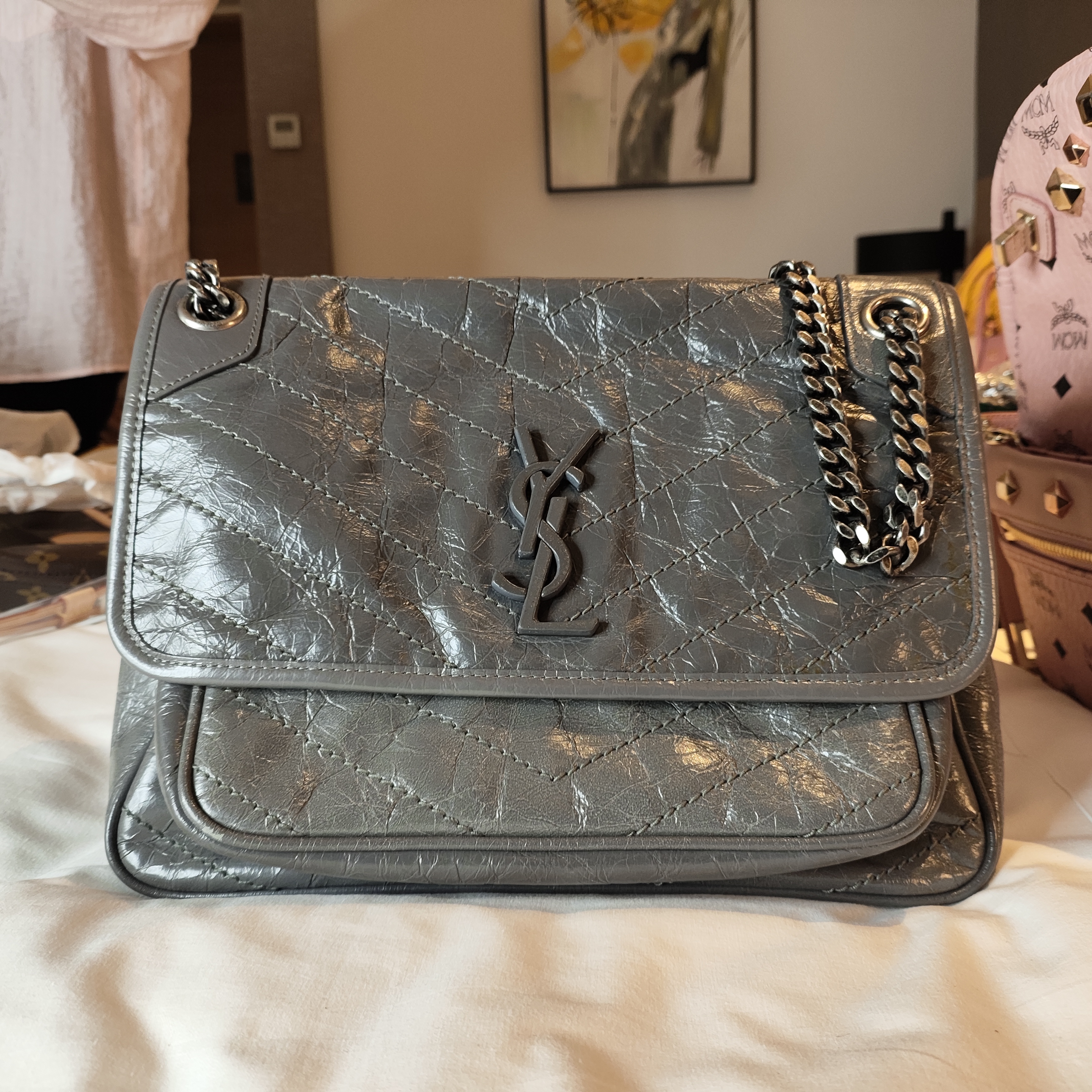 95新 YSL/圣罗兰 手提包/XG015