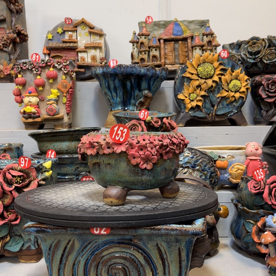 陶瓷153 号陶然花盆