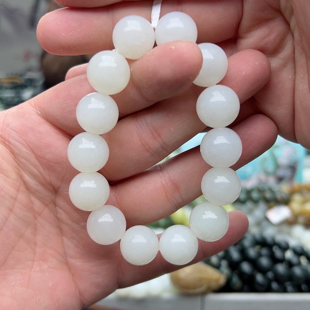 和田玉手链未镶嵌