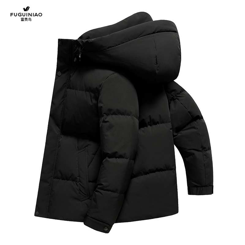 富贵鸟男士羽绒服冬季2025新款百搭休闲加厚外套羽绒服5016