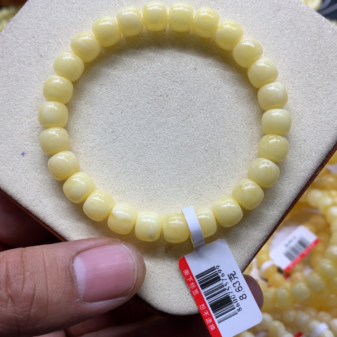 蜜蜡未镶嵌手链蜜蜡