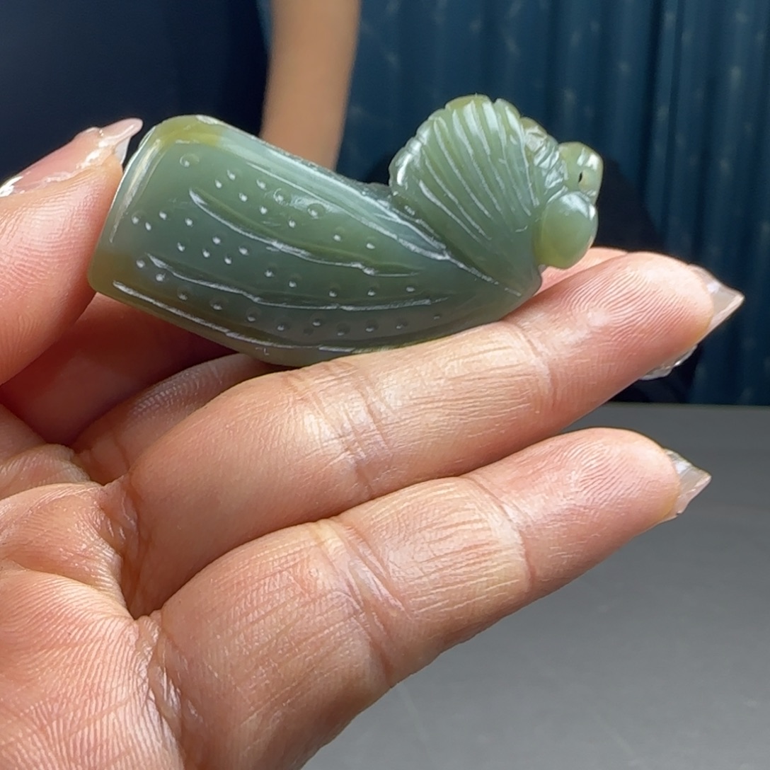 和田玉未镶嵌吊坠(不含链)