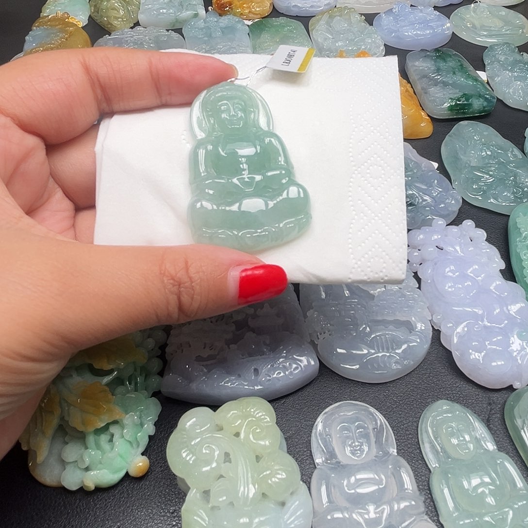 翡翠未镶嵌颈饰吊坠