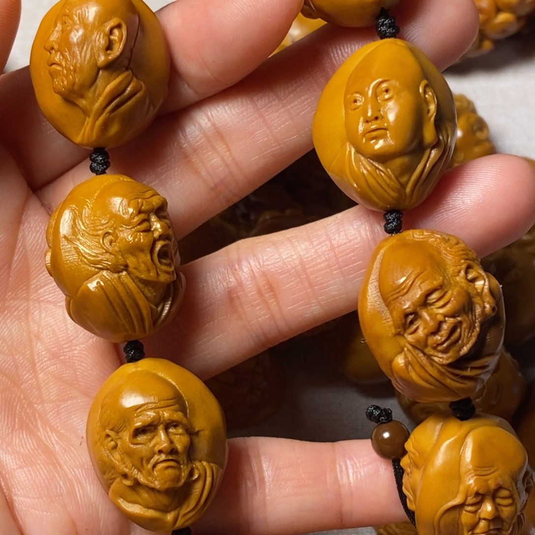 橄榄核手串/手链浮雕罗汉