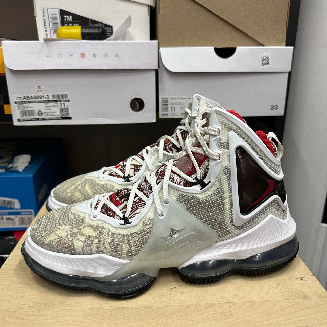 44码/詹姆斯19 白色/52155 95/篮球鞋/无原盒/DC9340-101