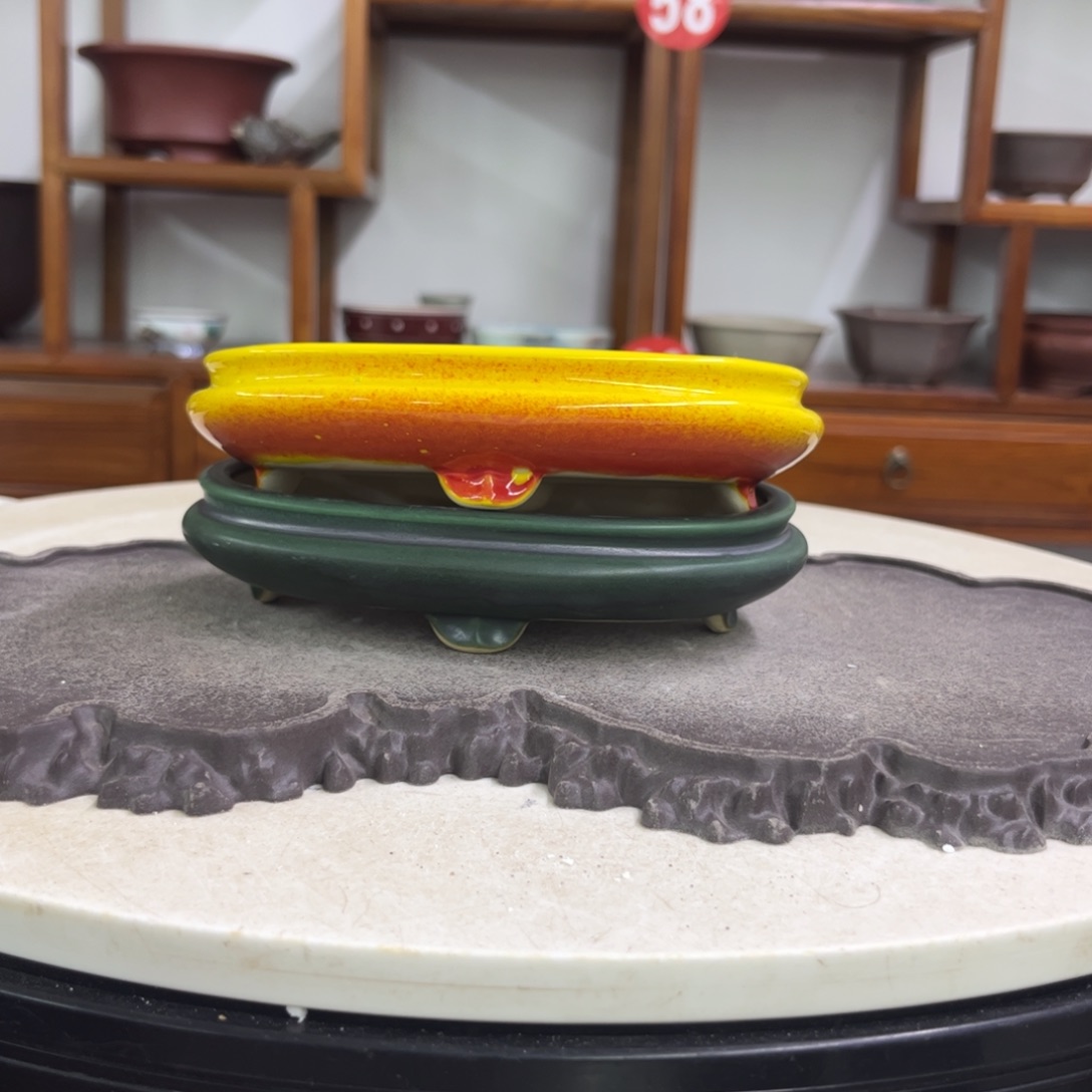 紫砂花盆瑕疵3.5-14.5-10-2。。。