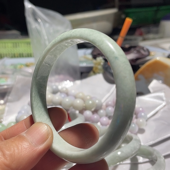 翡翠未镶嵌吊坠(不含链)一物－证书，59～60圈口