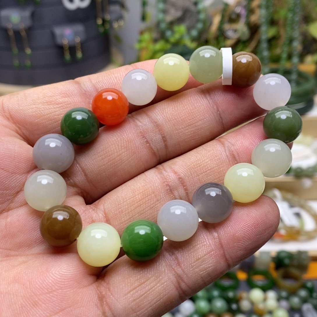 和田玉手链未镶嵌79