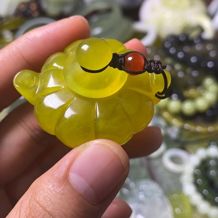 岫玉岫玉颈饰未镶嵌