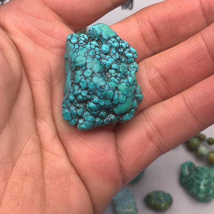 流***家绿松石未镶嵌吊坠(不含链)