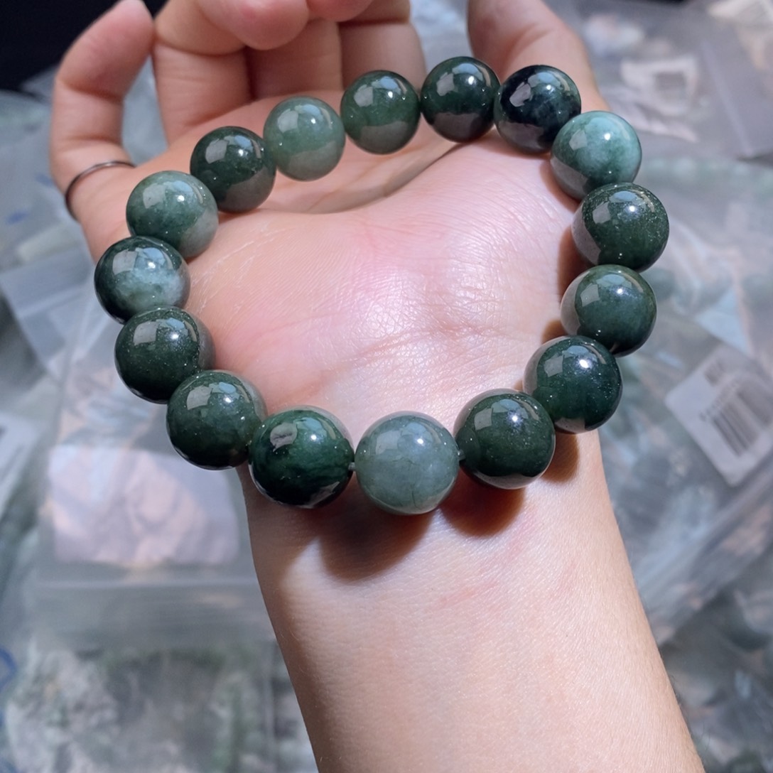 未镶嵌手串翡翠手串