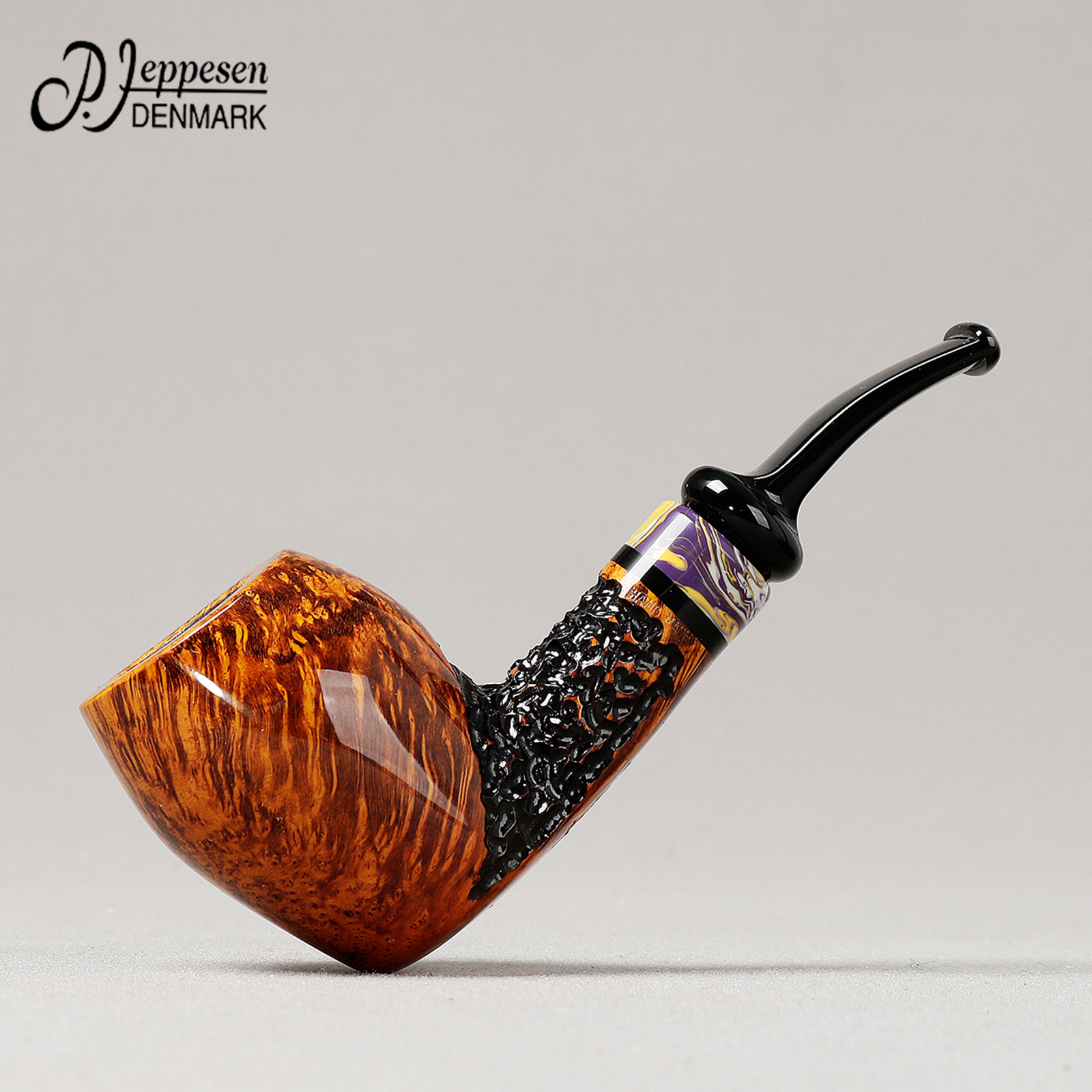 丹麦吉普森 IDA3级 半喷砂深斗钵 3毫米 手工石楠木烟斗