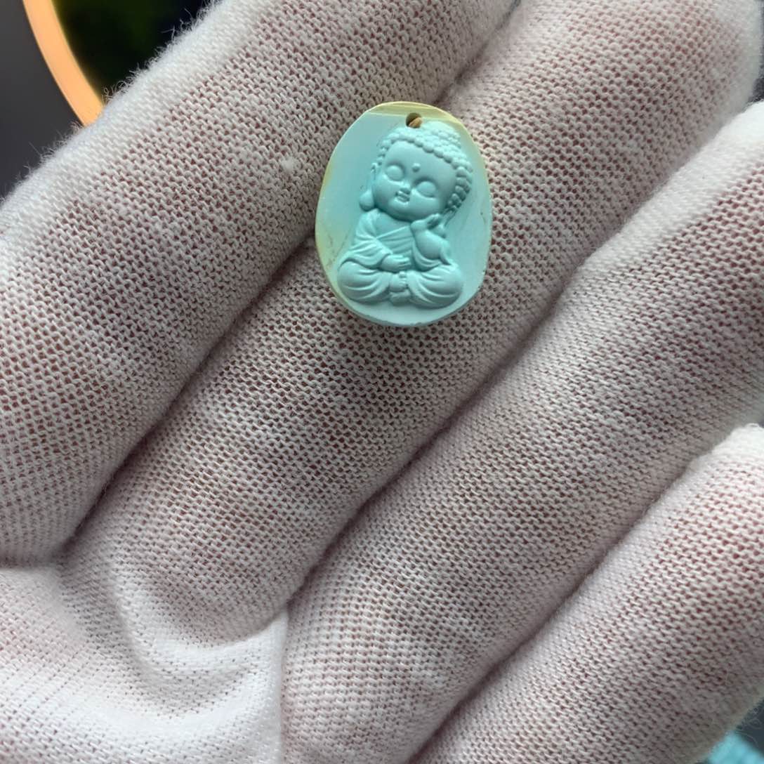 绿松石挂件未镶嵌