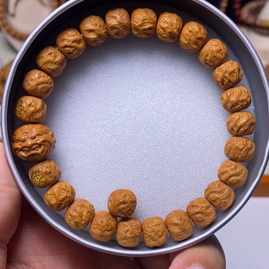 手串猴头核桃恶僧精工观山无相尺寸10左右全品