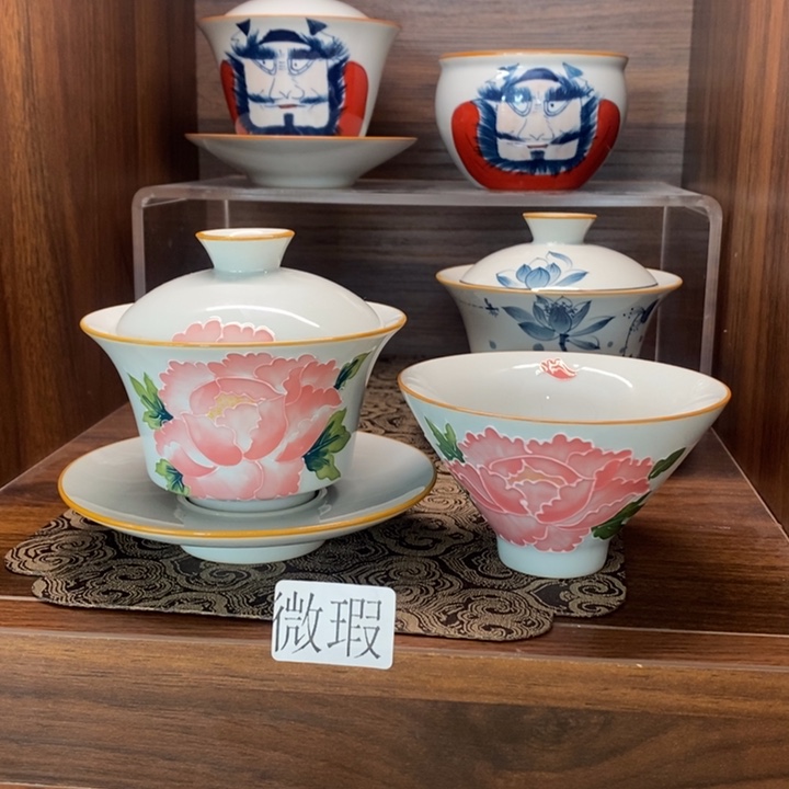 釉下老陶泥手工绘制