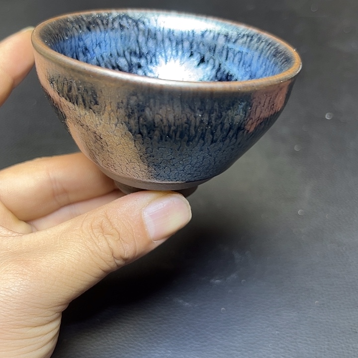 茶盏建盏百花盏8.8口径