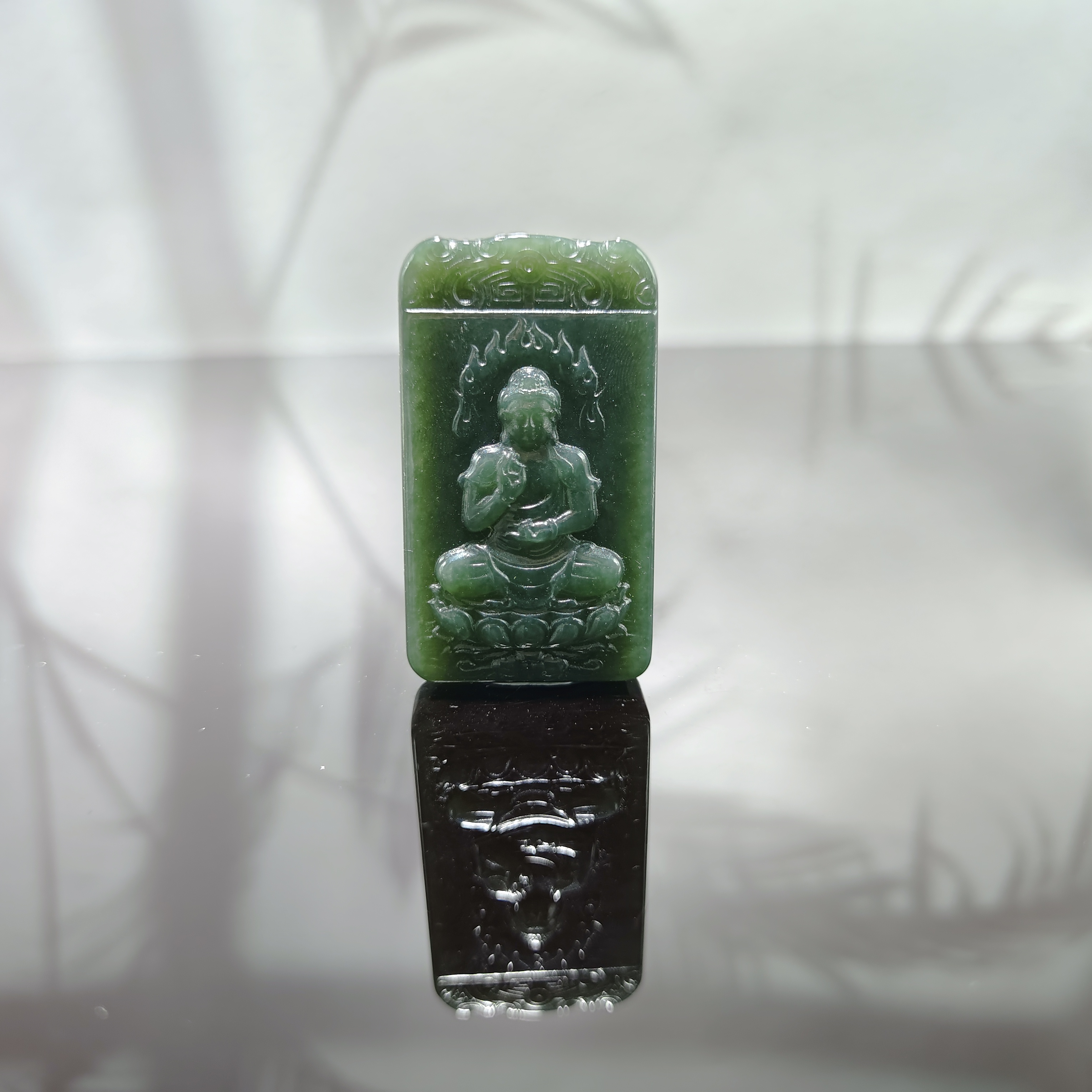 和田玉阿弥陀佛吊坠（猪、狗）3360