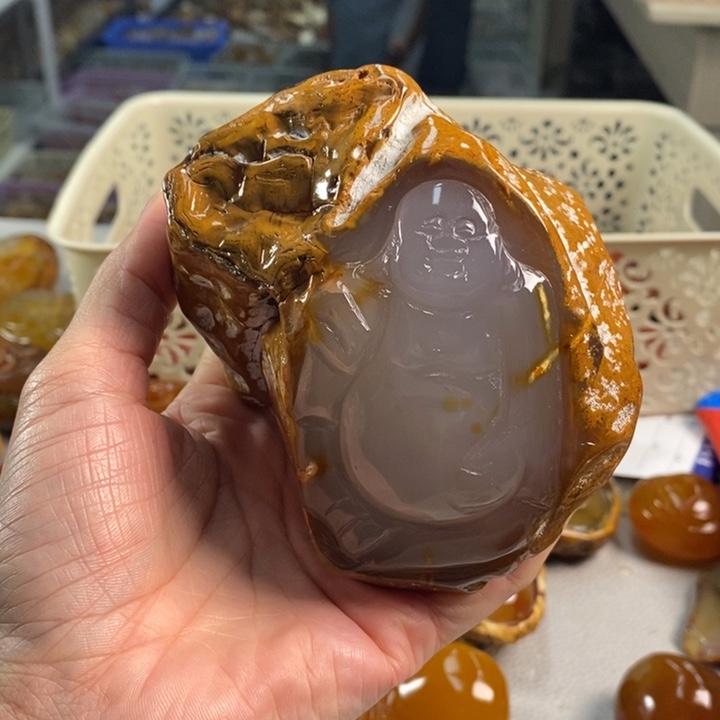 玛瑙/玉髓吊坠(不含链)未镶嵌