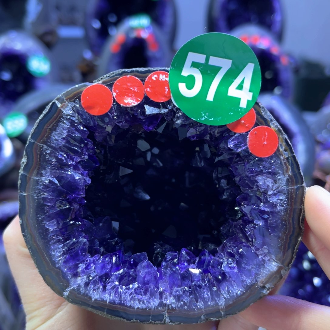 紫晶摆件未镶嵌紫水晶