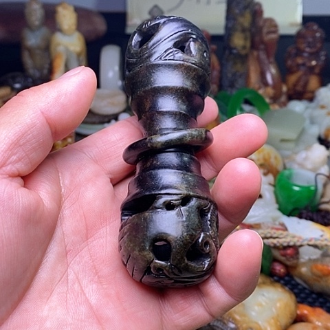 【闪购商品】和田玉挂件未镶嵌龙*