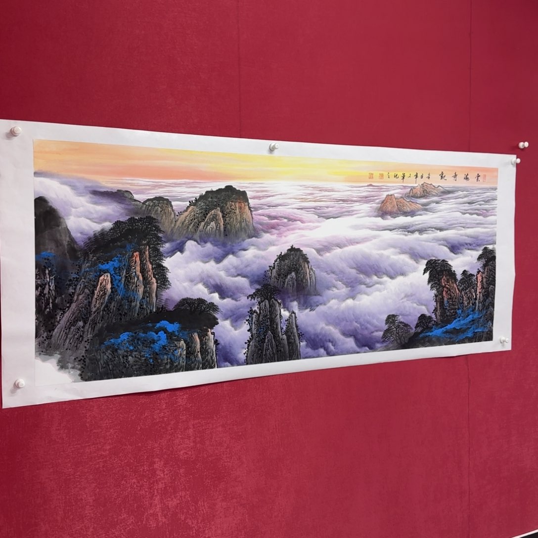 国画国画李文军教授精品