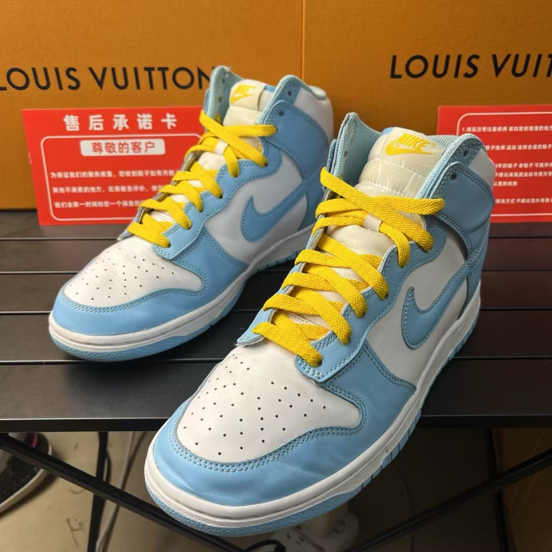 95新 MM6 95新烁/43码原盒/Dunk High "blue chill" 休闲鞋