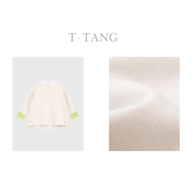 FL网红双层拼接精致女装修身显瘦显白【6116】