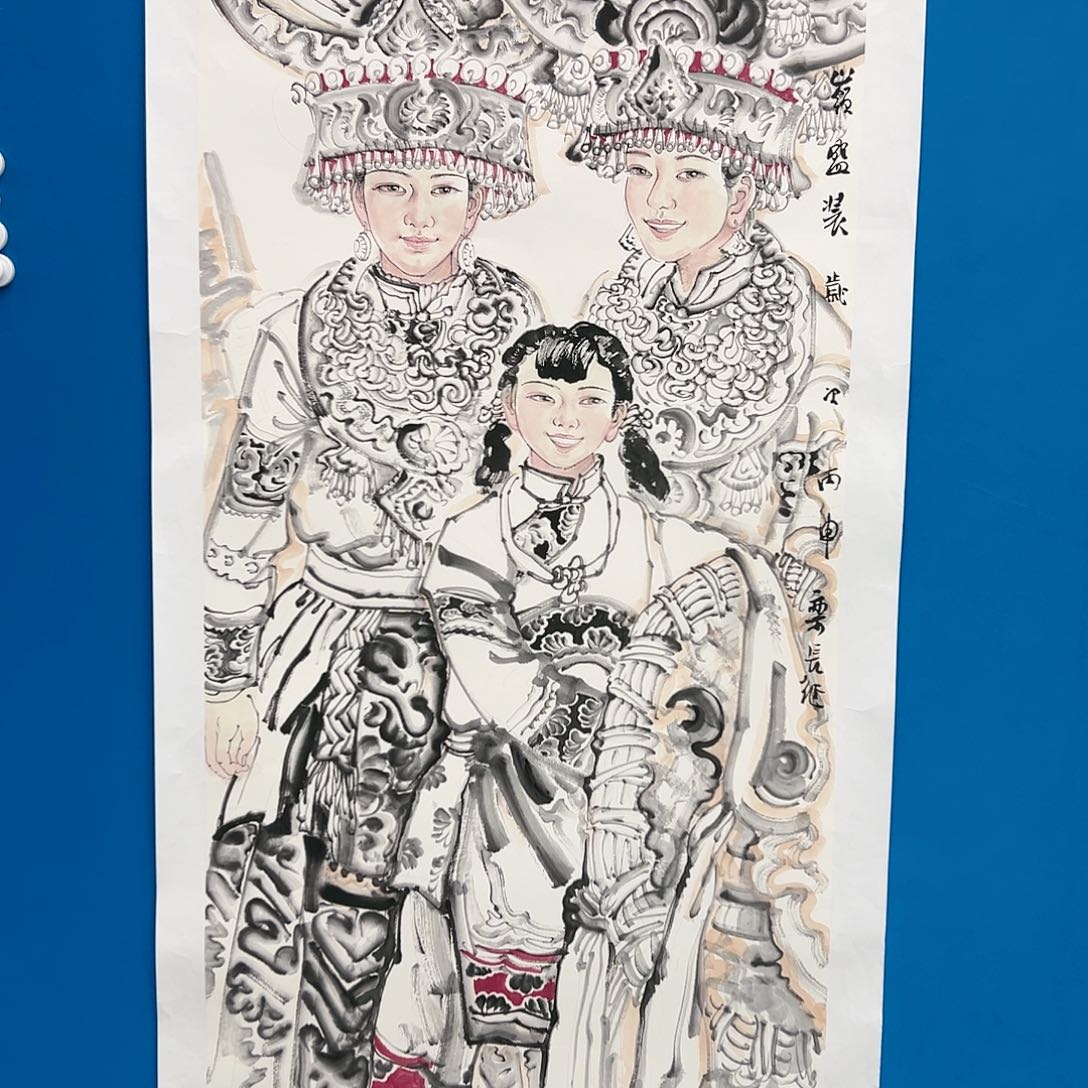 国画栾长征展览原作