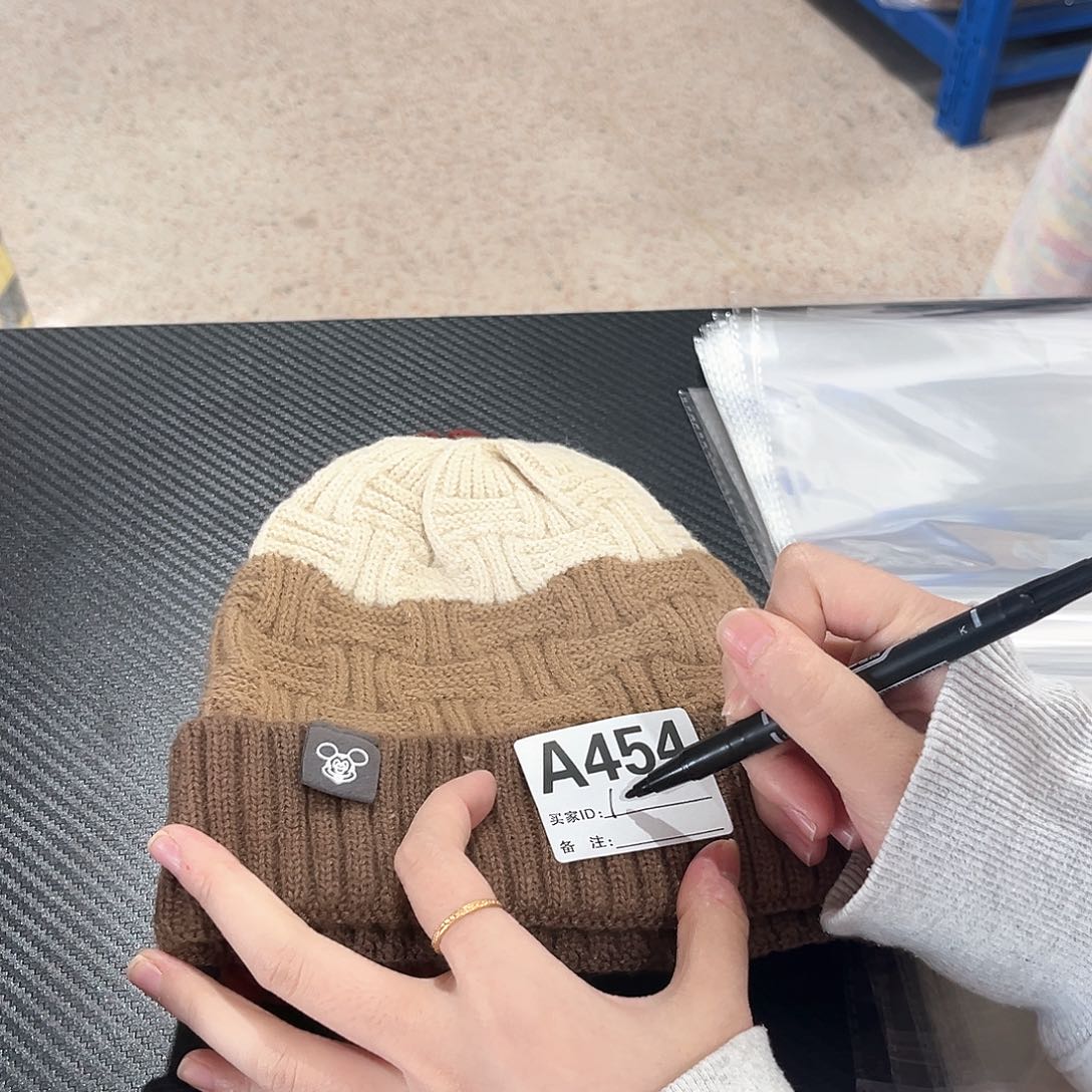 纯棉2个儿童帽454