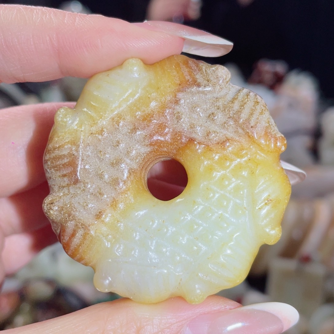 和田玉未镶嵌挂件32