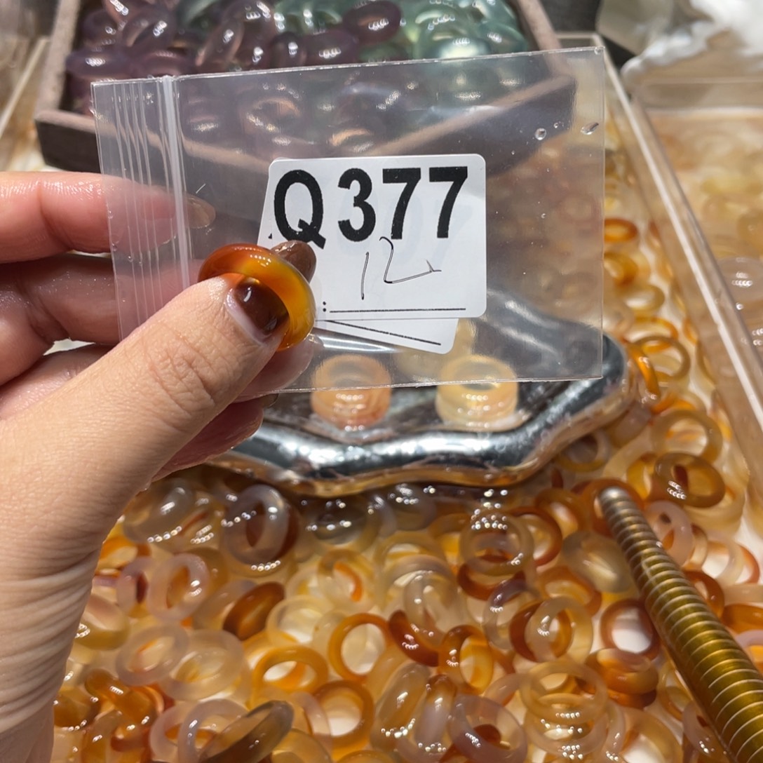 玛瑙/玉髓未镶嵌戒指377