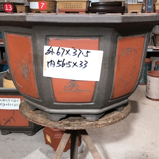 紫砂紫砂花盆包邮