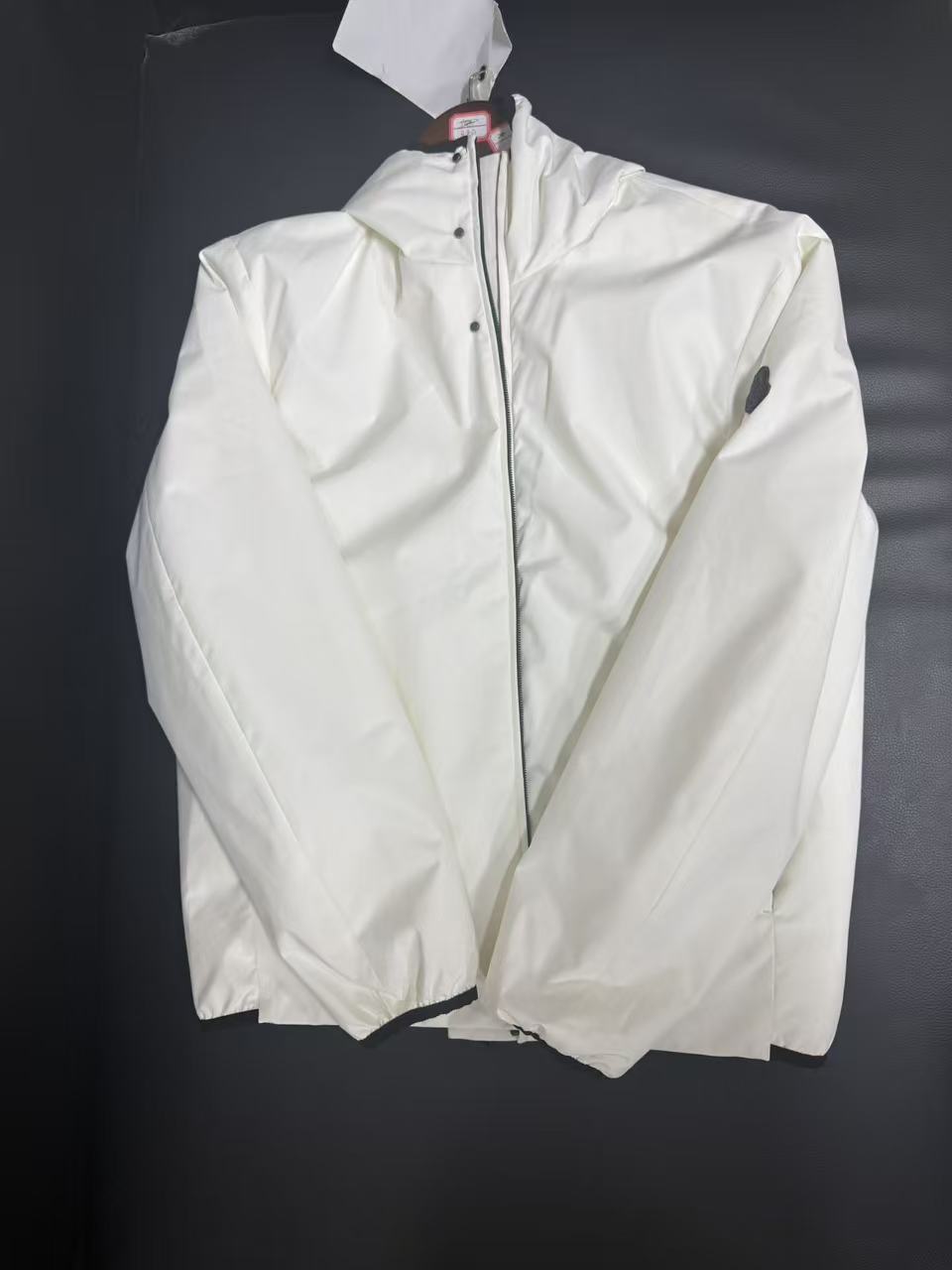 052男纯色秋季长袖连帽防风防水夹克男士男装潮流休闲