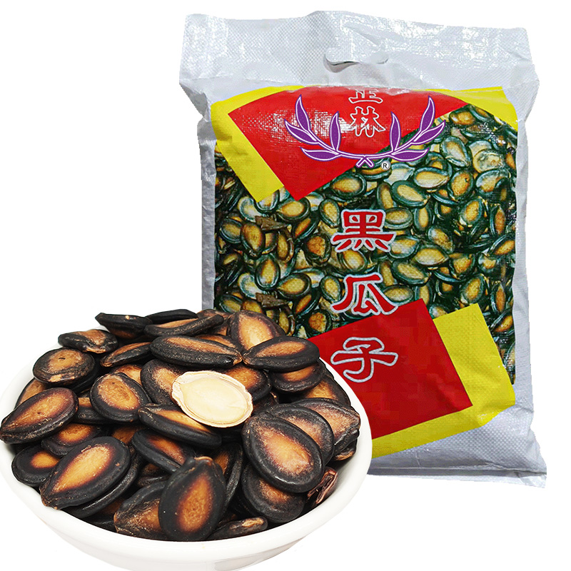 正林1.5A黑瓜子2.5kg/袋正宗散装五香甘草西瓜子炒货特产批发年货