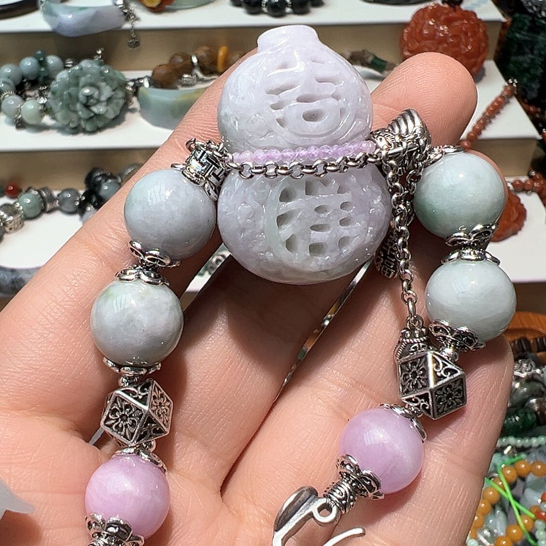 翡翠手链未镶嵌追*