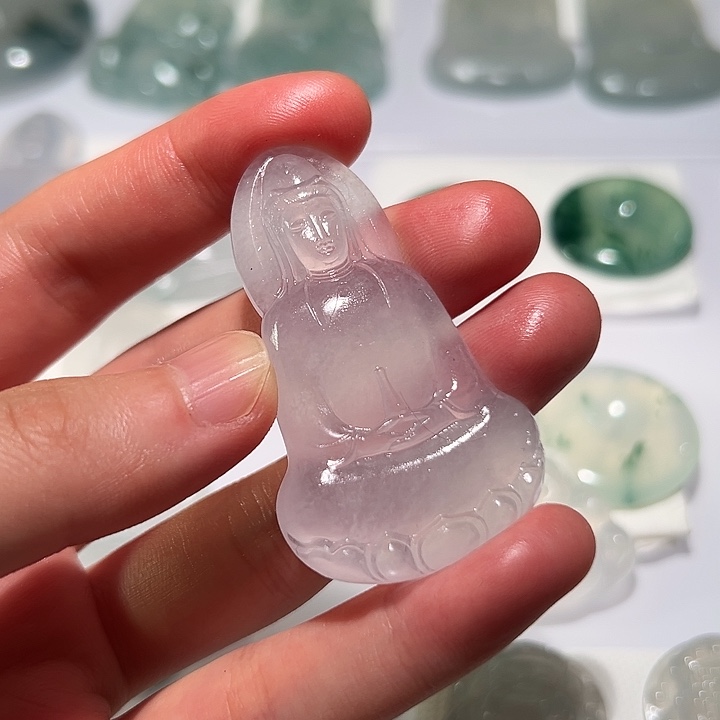 定制翡翠未镶嵌挂件