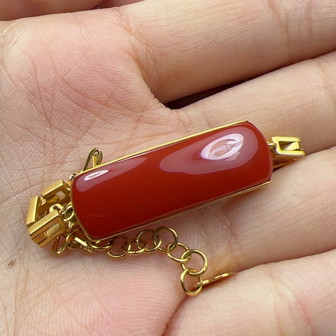 18K金镶嵌手链南红玛瑙昱**能