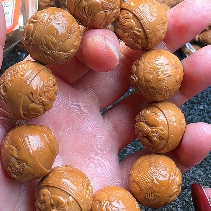 橄榄核吊坠橄榄风景米勒