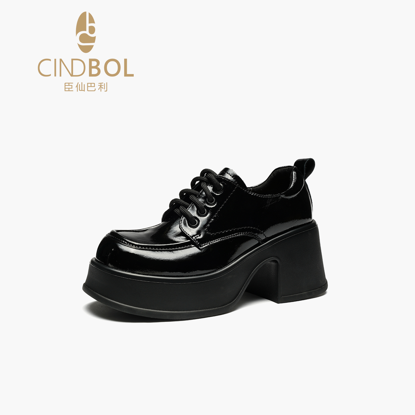 透气纯色拼色乐福鞋圆头时尚英伦日系黑色交叉绑带045