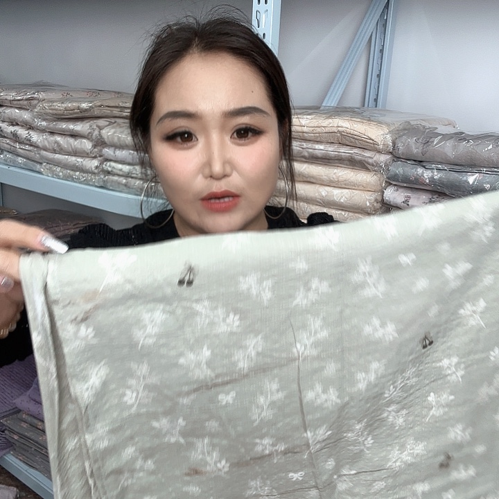 亚麻瑕疵款大床单