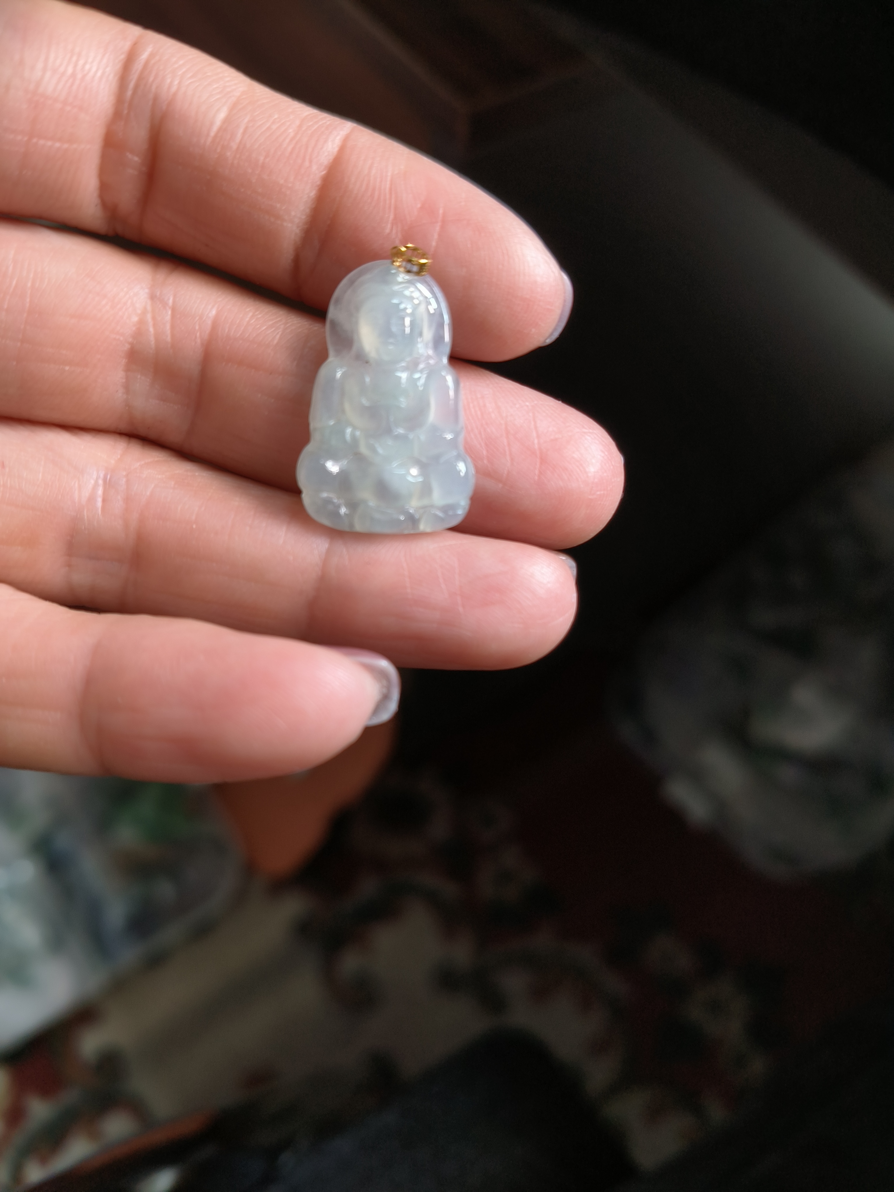 天然缅甸翡翠A货私人定制纯手工设计雕刻