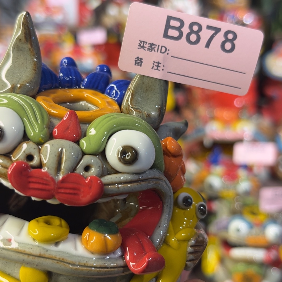 小***多泥塑纯手工茶宠摆件