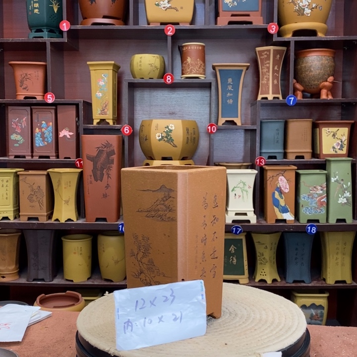 紫砂花盆紫砂花盆