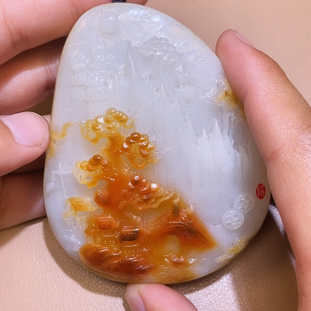 和田玉颈饰未镶嵌L8