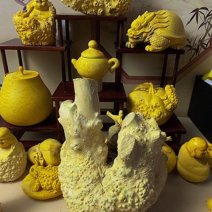 榛***子黄杨木等多种木材