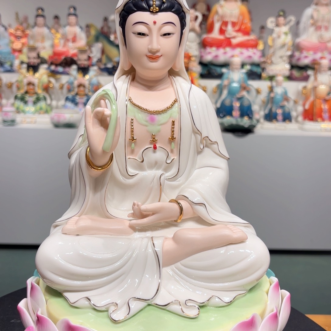 【闪购商品】摆件瓷摆件观音12吋