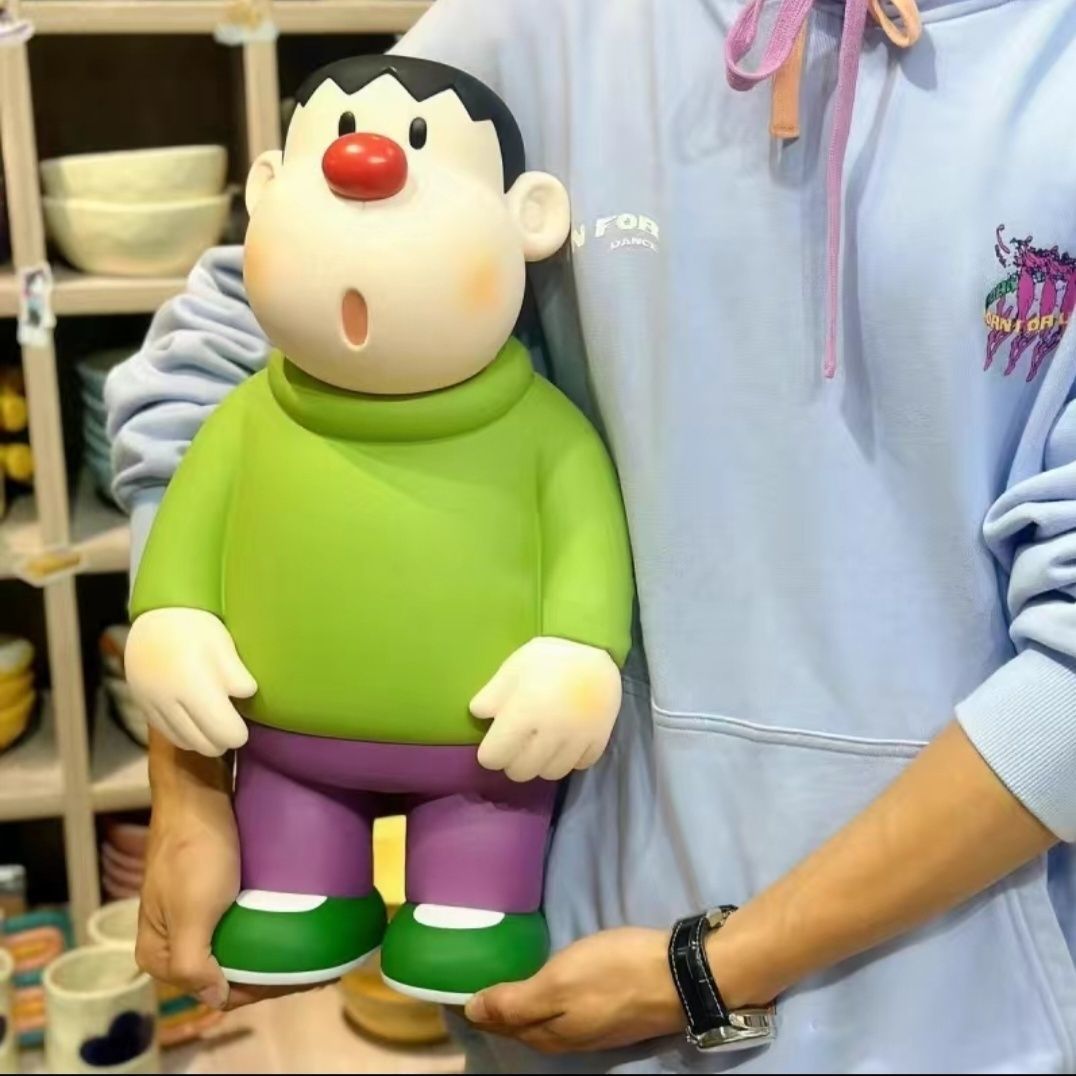 胖虎手办桌面摆件办公桌家居饰品客厅网红装饰品摆件呆萌家居装饰