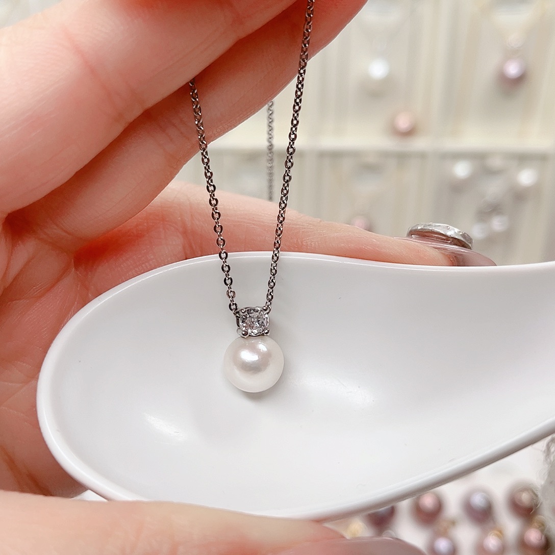 吊坠(赠链)合金淡水珍珠