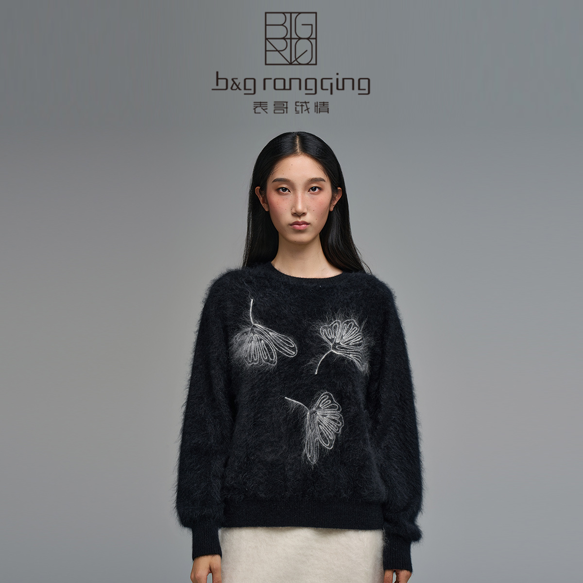 表哥绒情【old shool】“杏运”100山羊绒冬季羊绒衫新款